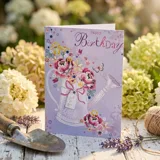 Листівка міні 6х8см Bibirki Happy Birthday — фото 1