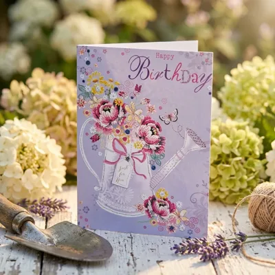 Листівка міні 6х8см Bibirki Happy Birthday