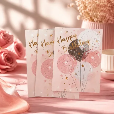 Листівка міні 6х8см Bibirki Happy Birthday