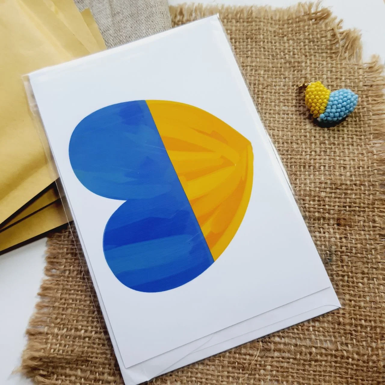 Листівка з конвертом Bibirki З Серденьком — фото 2