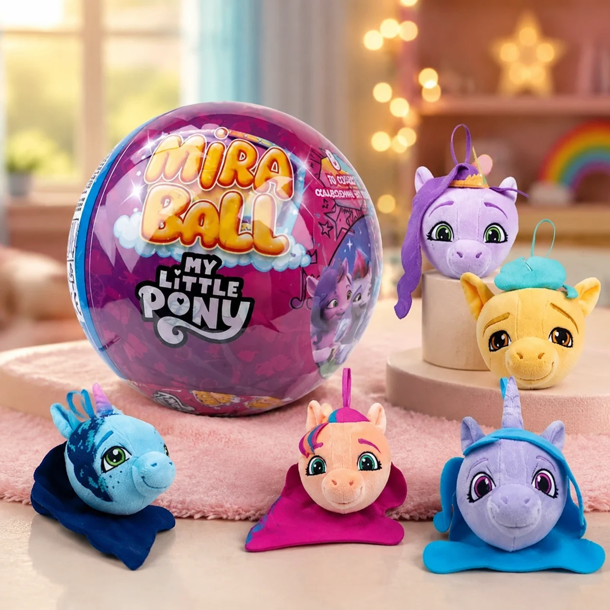 М`яка іграшка-сюрприз у кулі, з аксесуарами, MIRABALL MY LITTLE PONY, в асорт.28 шт. — 