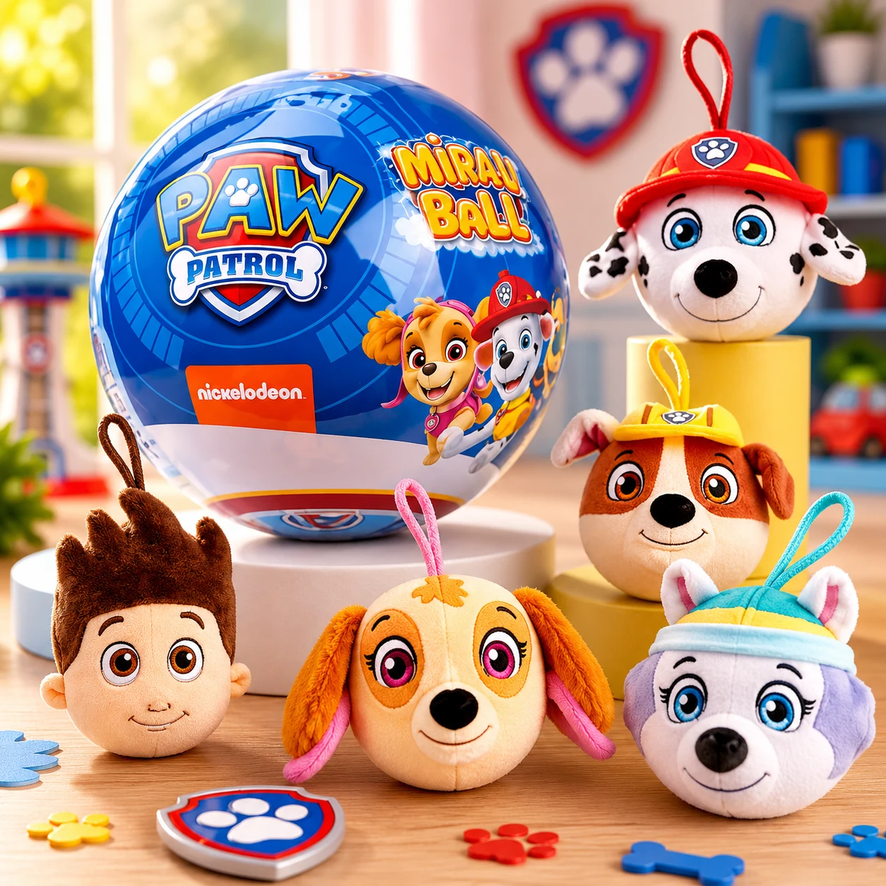 М`яка іграшка-сюрприз у кулі, з аксесуарами, MIRABALL PAW PATROL, в асорт.28 шт. — 