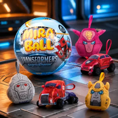 М`яка іграшка-сюрприз у кулі, з аксесуарами, MIRABALL TRANSFORMERS, в асорт.28 шт.