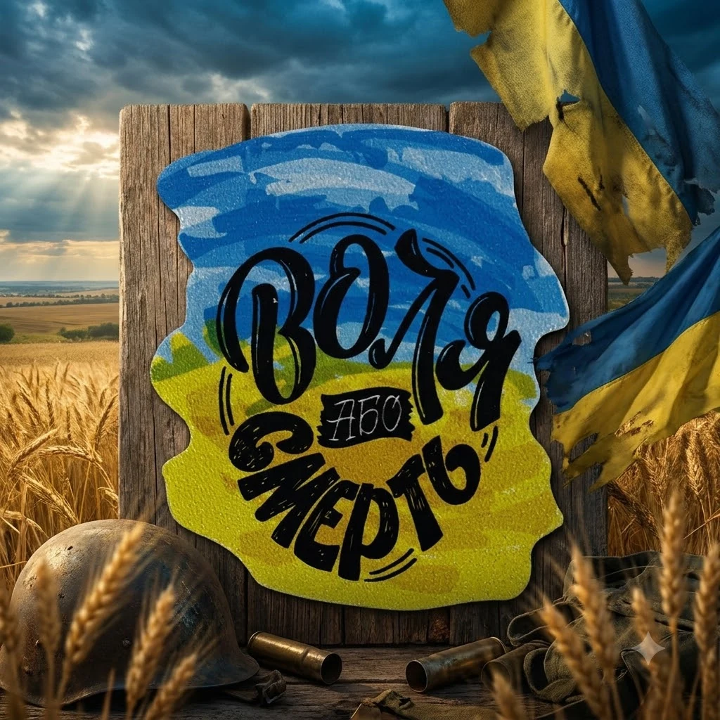 Магніт "Воля або смерть"