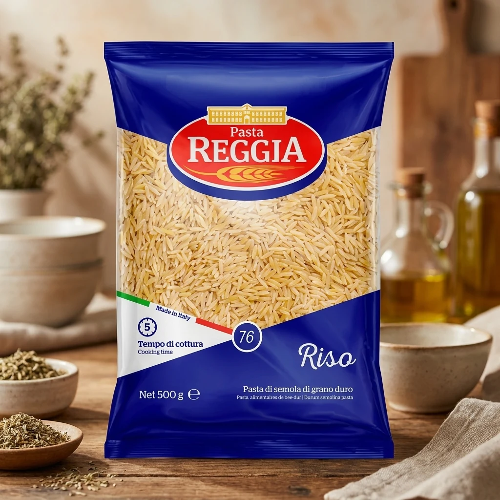 Макарони Pasta Reggia Riso №76. 500гр — Продукти та напої