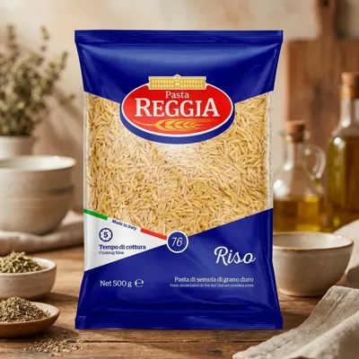 Макарони Pasta Reggia Riso №76. 500гр