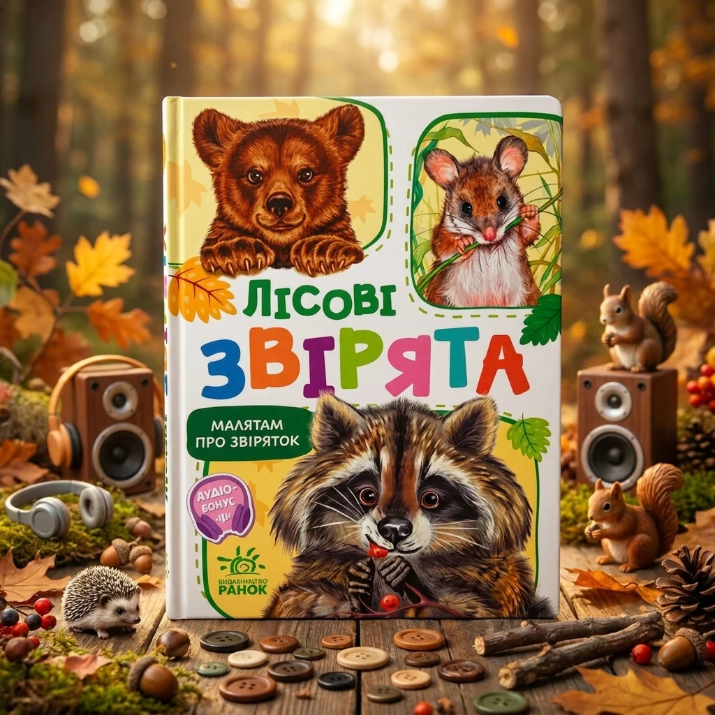 Малятам про звіряток, збірник. Лісові звірята. 1+