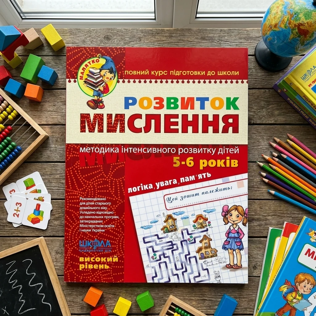 Малятко. Розвиток мислення 5-6 років. Високий рівень — В. Федієнко
