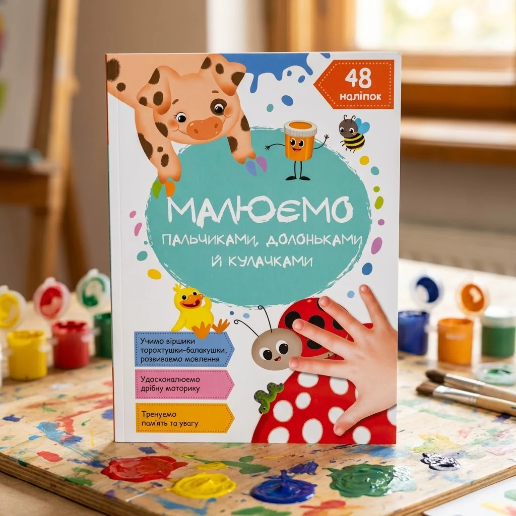 Малюємо пальчиками, долоньками й кулачками