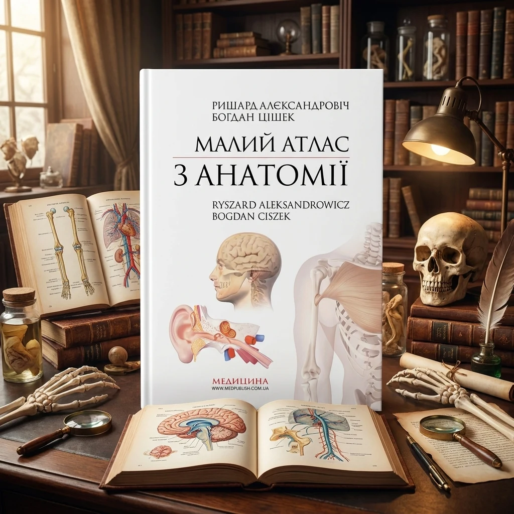 Малий атлас з анатомії.Навчальний посібник. Алєксандрович. Медицина