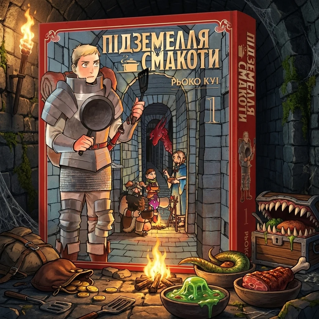 Манга. Підземелля смакоти. Омнібус 1. Томи 1-2. Рьоко Куі