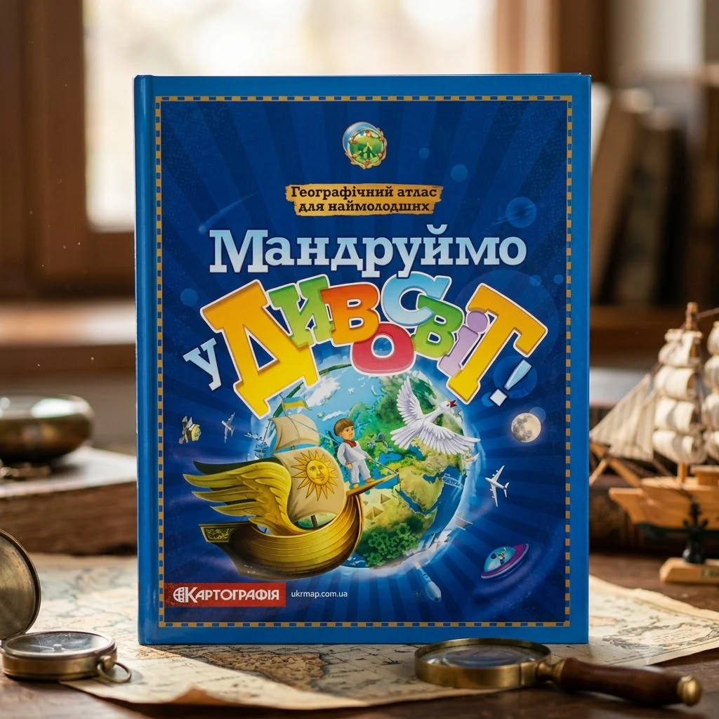 Мапа: Атлас "Мандруймо в Дивосвіт" (1900)