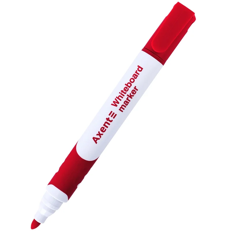 Маркер для дошок Axent Whiteboard Comfort Grip 2552-A 2 мм круглий червоний 2552-06-A — фото 2