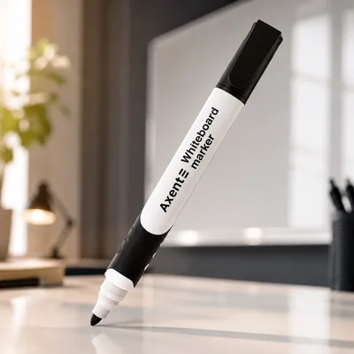Маркер для дошок Axent Whiteboard Comfort Grip 2552-A 2 мм круглий чорний 2552-01-A