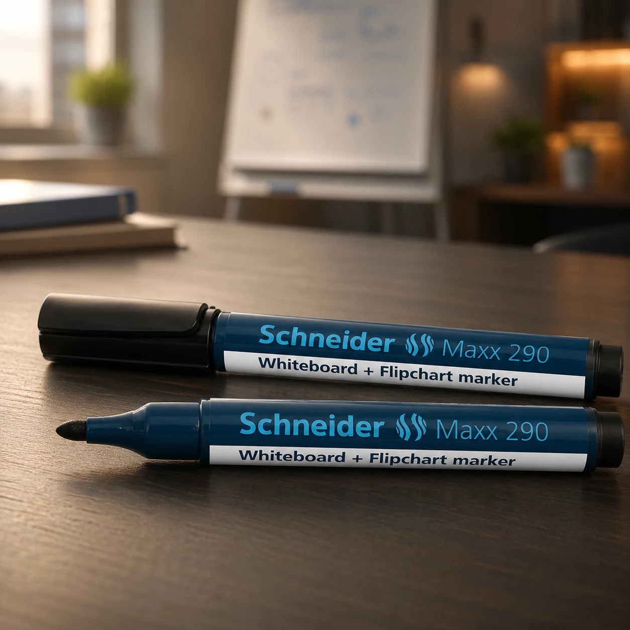 Маркер для дошок і фліпчартів синій 290 Schneider — Дошки та презентації