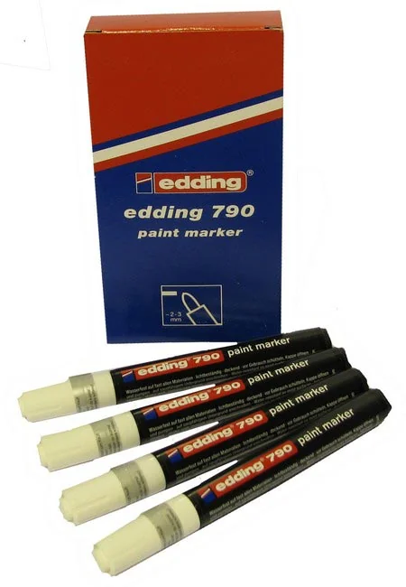 Маркер Paint Edding білий 790 — фото 2