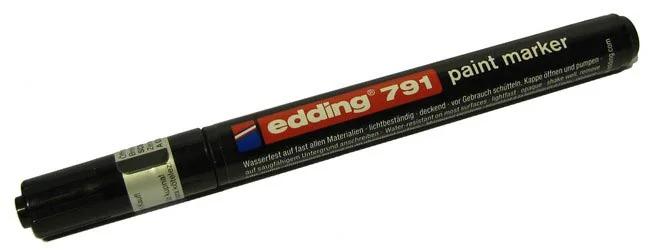 Маркер Paint Edding чорний 791 — фото 2