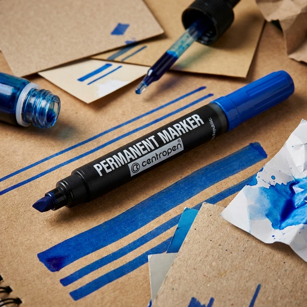 Маркер Permanent Centropen синій 8576/03