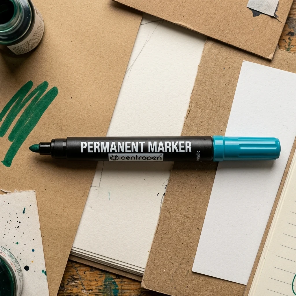 Маркер Permanent Centropen зелений 8566/04