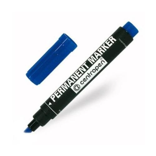 Маркер перманентний Centropen 2,5 мм синій — фото 2