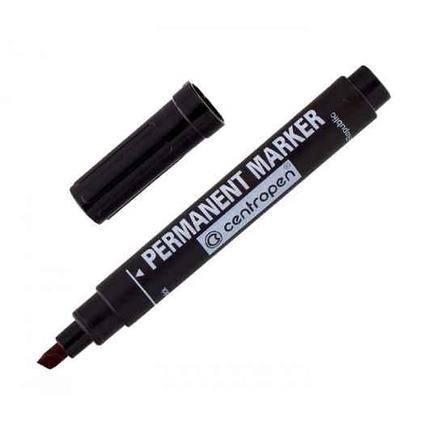 Маркер перманентний Centropen 8576 чорний — фото 2