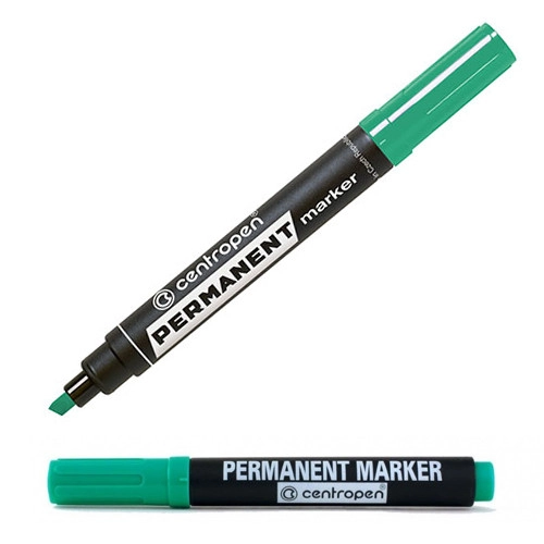 Маркер перманентний Centropen зелений 4,6 мм — фото 2