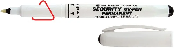 Маркер "Security Uv Pen" Centropen з ліхтариком 2699 — фото 2