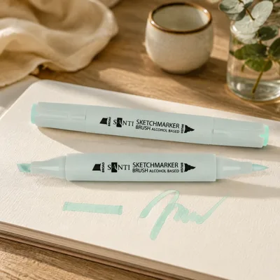 Маркер спиртовий Santi Brush SA-179 світло-м`ятний 390972