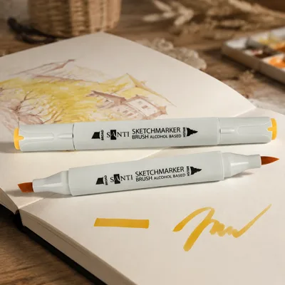 Маркер спиртовий Santi Brush SA-49 пісочний