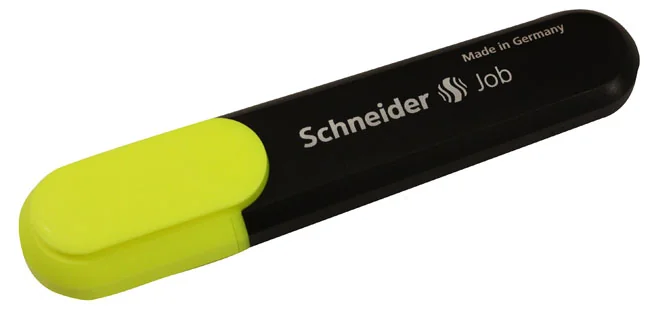 Маркер текстовий 1-4,5 мм жовтий, Schneider Німеччина — фото 2
