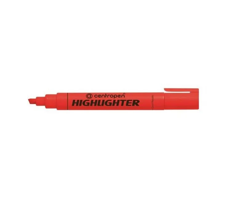 Маркер текстовий "Higligter" Centropen 8852 1-4,5 мм червоний — фото 2