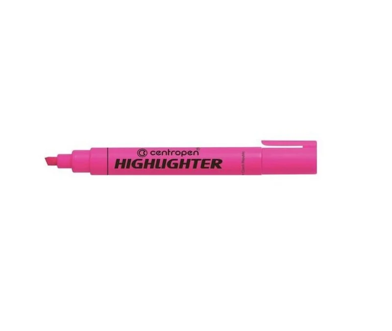 Маркер текстовий "Higligter" Centropen 8852 1-4,5 мм рожевий — фото 2