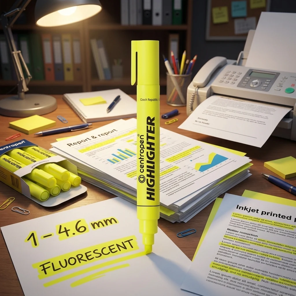 Маркер текстовий "Higligter" Centropen 8852 1-4,5 мм жовтий