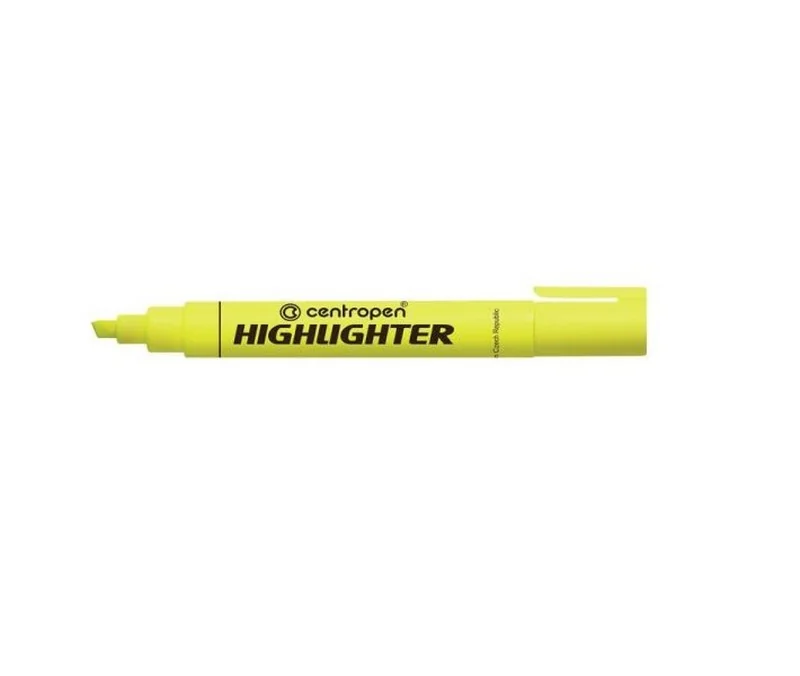 Маркер текстовий "Higligter" Centropen 8852 1-4,5 мм жовтий — фото 2