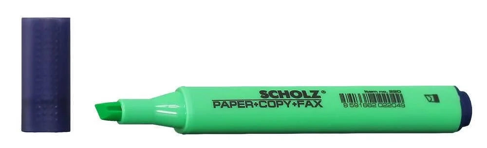 Маркер текстовий Scholz 220 зелений 1-4 мм — фото 2