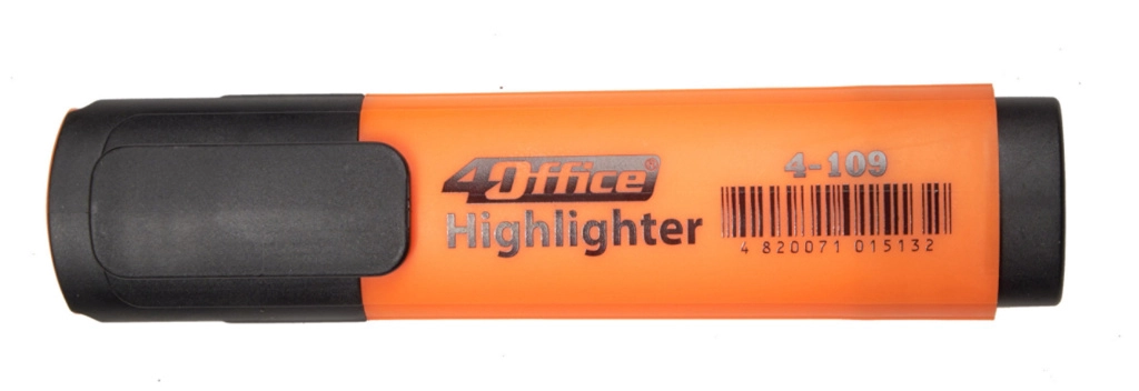 Маркер текстовий 4OFFICE помаранчевий — фото 2