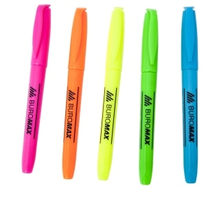 Маркер текстовий JOBMAX круглий помаранчевий — фото 2