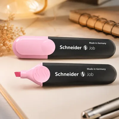 Маркер текстовий SCHNEIDER JOB 150, пастельно-рожевий