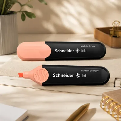 Маркер текстовий SCHNEIDER JOB 150, персиковий