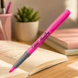 Маркер текстовий BIC Grip рожевий — фото 1