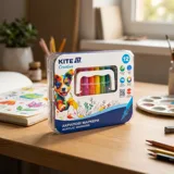 Маркери акрилові з рідкими чорнилами 12шт Kite Creative K-1161 — фото 1