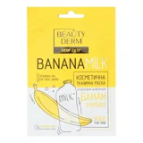 Маска тканина для обличчя Beauty Derm Банан Молоко 25мл — фото 2