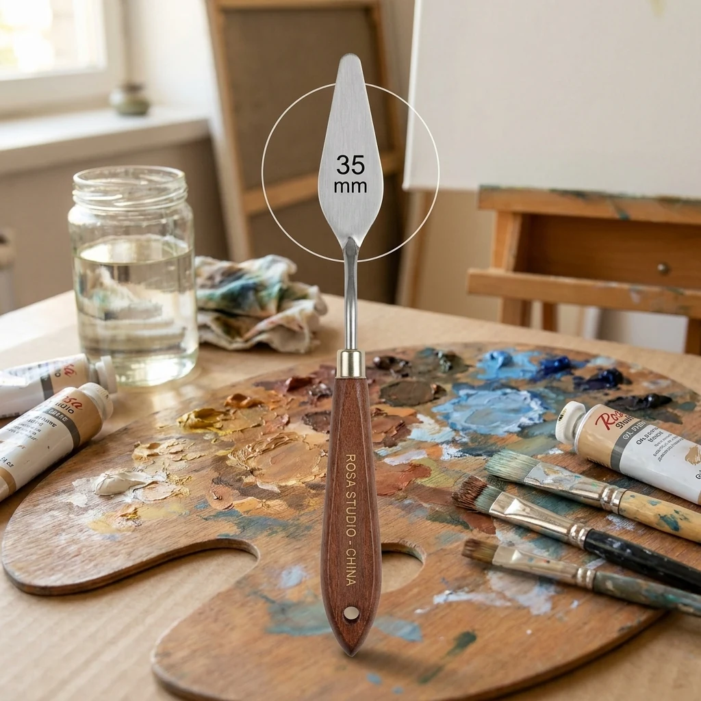 Мастихін ROSA Studio №25, ромб, довжина 3,5 см