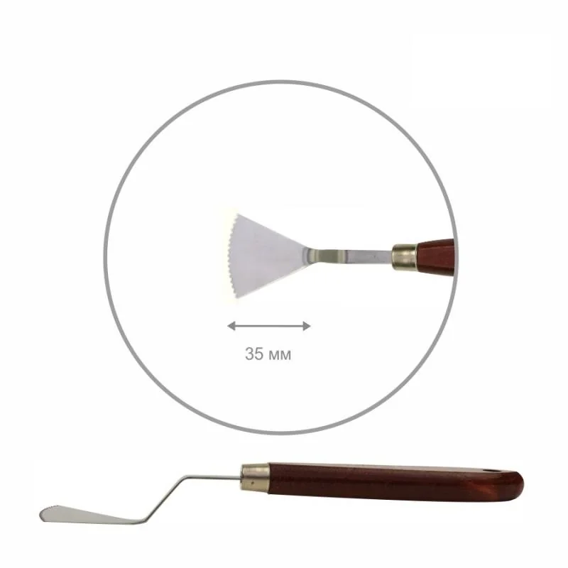 Мастихін ROSA Studio ArtWork №1, лопатка, довжина 3,5 см