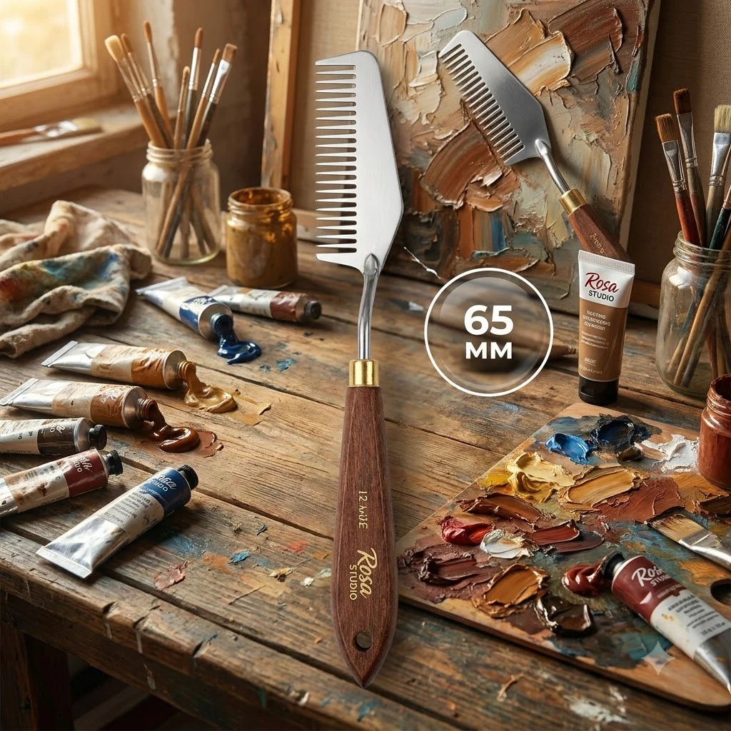 Мастихін ROSA Studio ArtWork №9, прямокутний, довжина 6,5 см