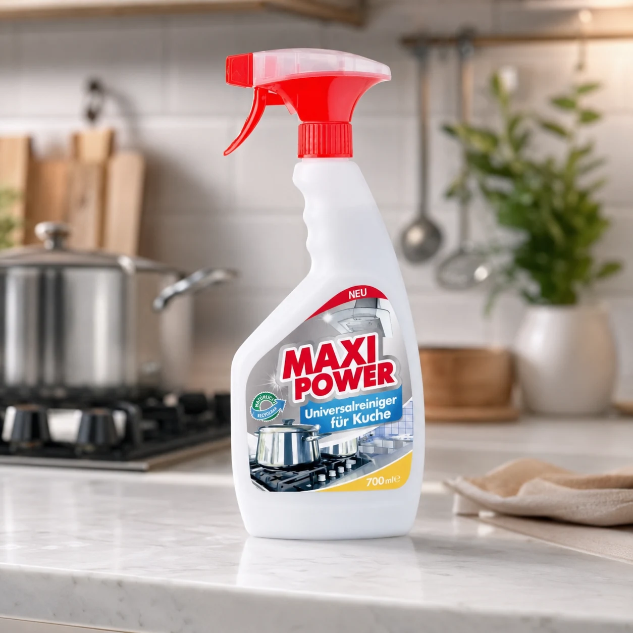 MAXI POWER Універсальний мійний засіб для кухні 0,7л — Побутова хімія