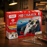 Металевий конструктор, розвиваючий Mechanix №3 202 елементів-18 моделей — фото 1