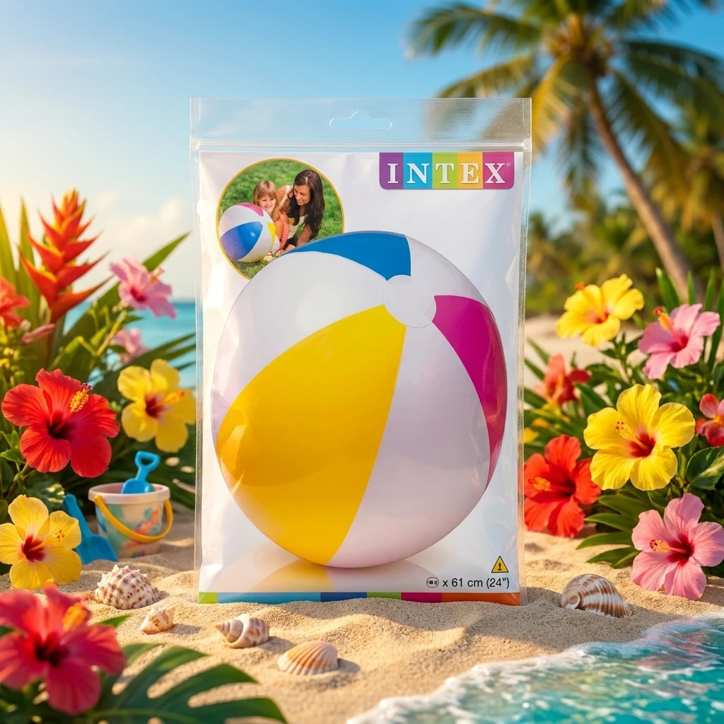 М'яч надувний 61 см "Парадиз" INTEX