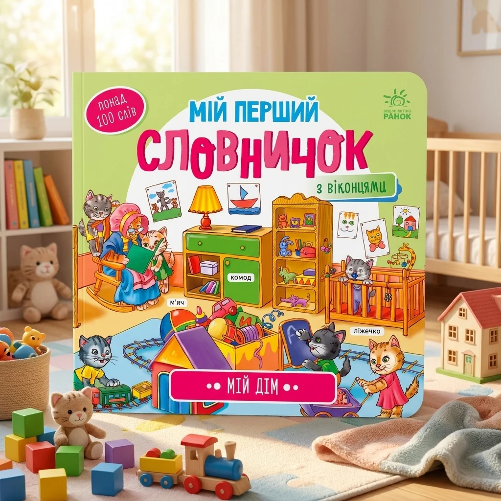 Мій перший словничок з віконцями. Мій дім