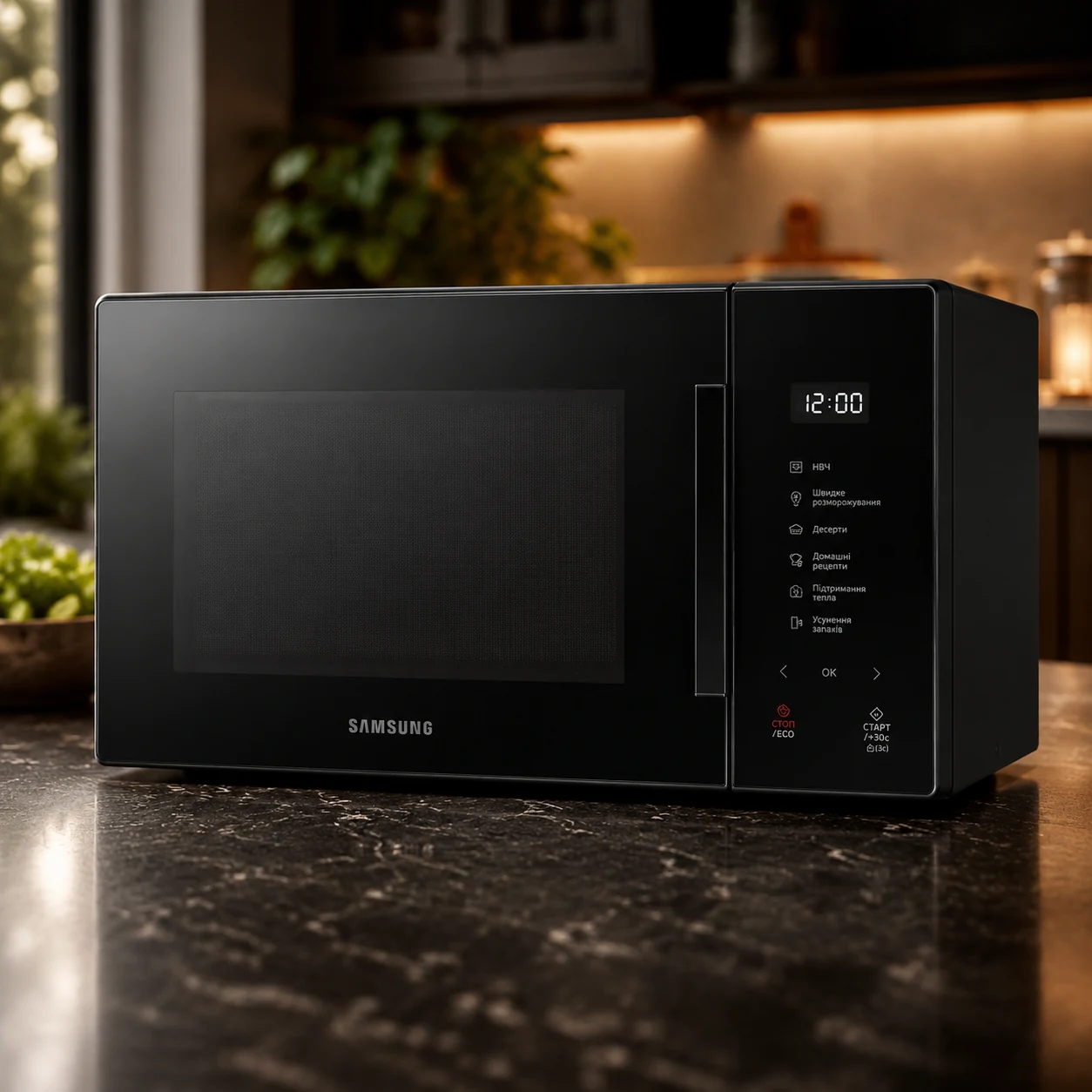 Мікрохвильова піч Samsung MS23T5018AK/UA — Побутова техніка